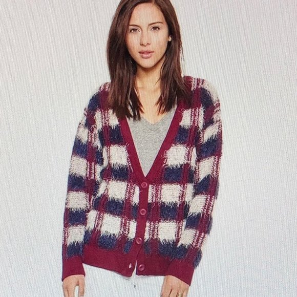 Joa Los Angeles Oversized Cardigan With 